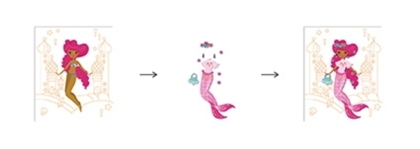 Набір для творчості Janod Русалки (J07835) - Pampik - 2