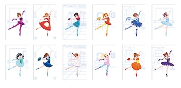 Набор для творчества Janod Балерины (J07839) - Pampik - 2