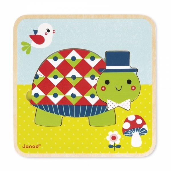 Пазл многослойный Janod Черепашка (J07012) - Pampik - 2