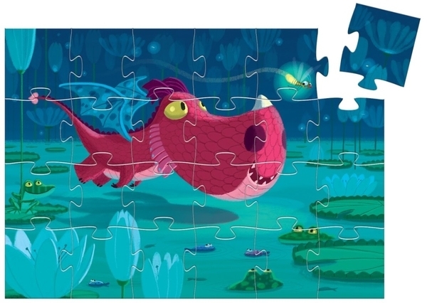 Пазл Djeco Дракоша Едмонд, 24 шт. (DJ07214) - Pampik - 2