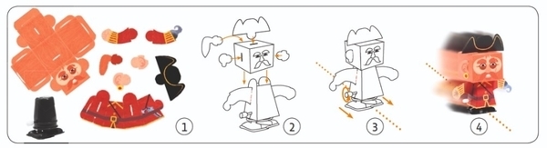 Набір для творчості Djeco Пірати (DJ07931) - Pampik - 2