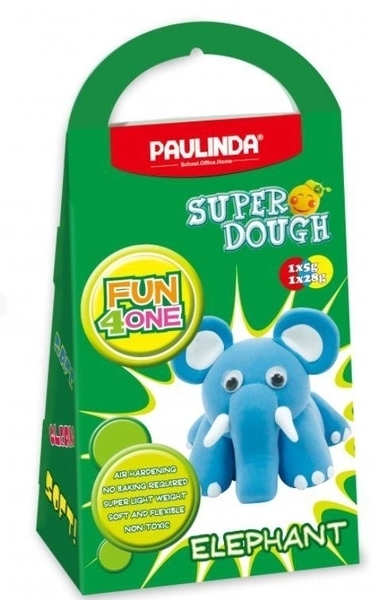 

Масса для лепки Paulinda Super Dough Fun4one Слоник (PL-1543