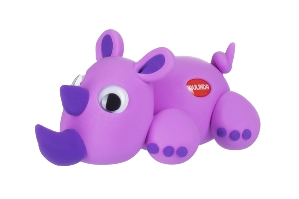 Маса для ліплення Paulinda Super Dough Fun4one Носоріг (PL-1537) - Pampik - 2