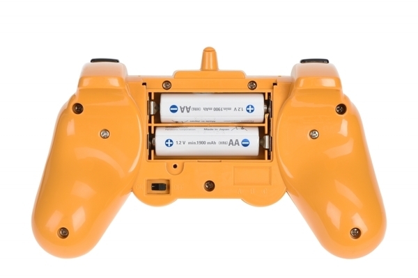 Машинка на ручному управлінні Same Toy Бетономішалка Mercedes-Benz 1:20, жовтий (E528-003) - Pampik - 4