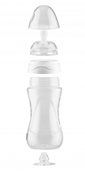 Пляшка для годування Nuvita Mimic Collection, антиколікова, 250 мл, рожевий (NV6031ROSA) - Pampik - 2