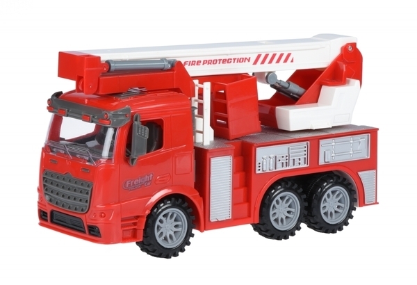 

Инерционная пожарная машина Same Toy Truck с подъемным краном (98-617Ut, Красный