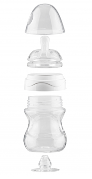 Пляшка для годування Nuvita Mimic Cool, антиколікова, 150 мл, чорний (NV6012BLACK) - Pampik - 2