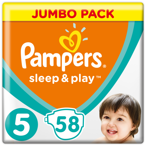 

Подгузники Pampers Sleep&Play 5 (11-16 кг), 58 шт