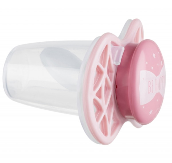 Силиконовая ортодонтическая пустышка Nuvita Air55 Cool Be Happy, 0+ мес. (NV7064RQ) - Pampik - 2