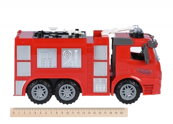 Инерционная пожарная машина Same Toy Truck со светом и звуком (98-618AUt) - Pampik - 2