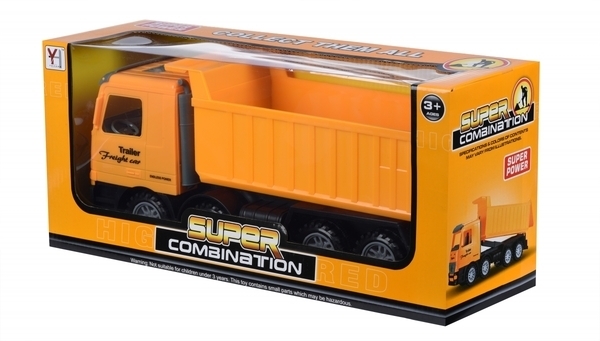 Машинка інерційна Same Toy Super Comaination Самоскид, жовтий (98-81Ut-2) - Pampik - 3