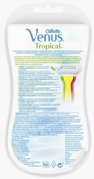 Бритви одноразові Gillette Venus Tropical, 3 шт. - Pampik - 9