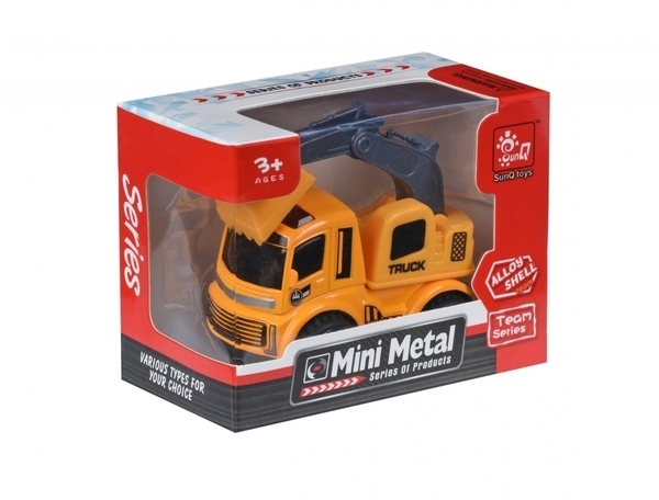 Самоскид з краном Same Toy Mini Metal Будівельна техніка (SQ90651-1Ut-3) - Pampik - 3