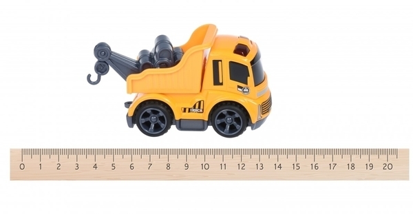 Самоскид з краном Same Toy Mini Metal Будівельна техніка (SQ90651-1Ut-3) - Pampik - 2