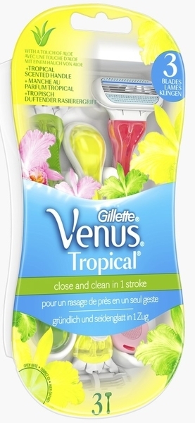 Бритви одноразові Gillette Venus Tropical, 3 шт. - Pampik - 7