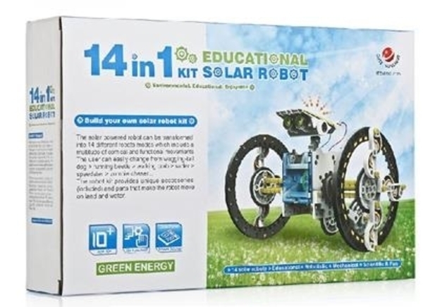Робот-конструктор Same Toy 14 в 1 Мультібот, на сонячній батареї (214UT) - Pampik