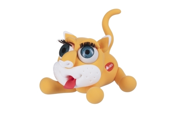 Маса для ліплення Paulinda Super Dough Shiny Eyes Кот Mimmy (PL-081377-2) - Pampik - 2