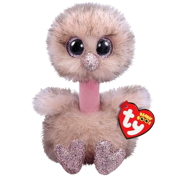 Мягкая игрушка TY Beanie Boo's Страус Henna, 15 см (36698) - Pampik