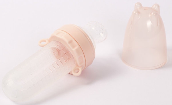 Ніблер для пюре Курносики, рожевий (7267) - Pampik - 2