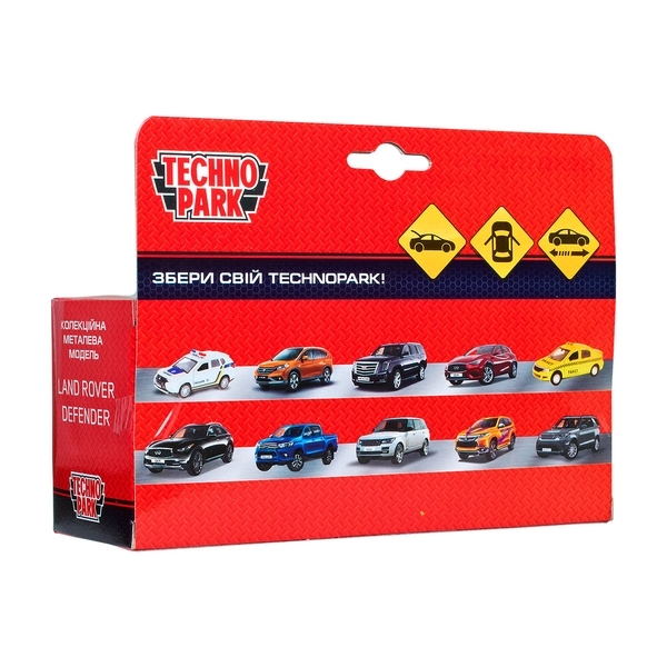 Автомодель Технопарк Land Rover Defender, 1:32, чорний (DEFENDER-BK) - Pampik - 6