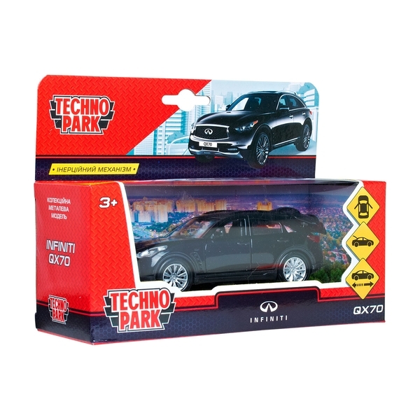 Автомодель Технопарк Infiniti QX70, 1:32, чорний (QX70-BK) - Pampik - 2
