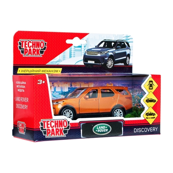 Автомодель Технопарк Land Rover Discovery, 1:32, золотий (DISCOVERY-GD) - Pampik - 5