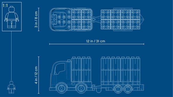 Конструктор LEGO DUPLO Вантажівка з буквами, 36 деталей (10915) - Pampik - 3