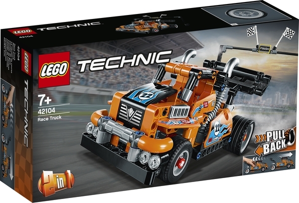 

Конструктор LEGO Technic Гоночный грузовик, 227 деталей (42104