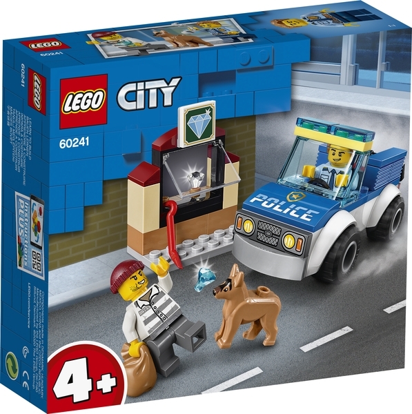 

Конструктор LEGO City Police Полицейский отряд с собакой, 67 деталей (60241