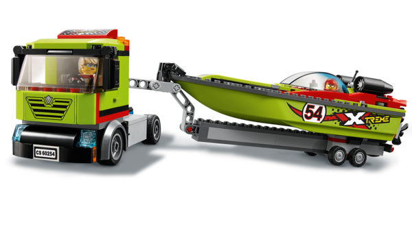 Конструктор LEGO City Транспортувальник швидкісних катерів, 238 деталей (60254) - Pampik - 4