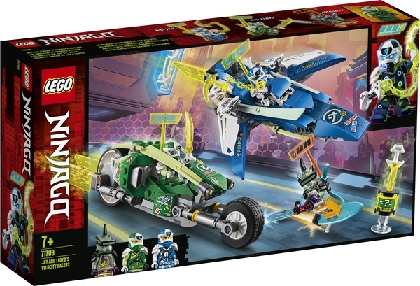 

Конструктор LEGO Ninjago Скоростные машины Джея и Ллойда, 322 детали (71709