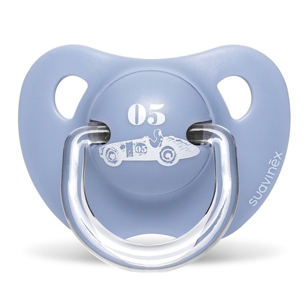 Пустушка силіконова Suavinex Історії малюків, 6-18 міс., 2 шт., блакитний (304395) - Pampik - 2
