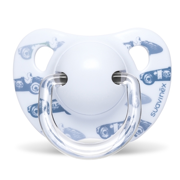 Пустушка силіконова Suavinex Історії малюків, 6-18 міс., 2 шт., блакитний (304395) - Pampik - 3
