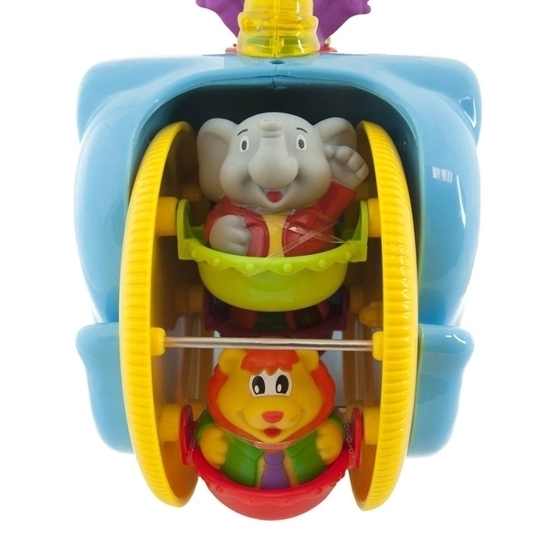 Іграшка-каталка Kiddieland Слон-циркач, укр. мова (58297) - Pampik - 4