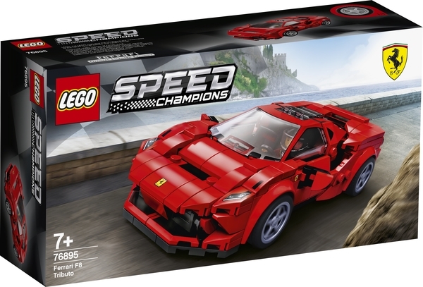 

Конструктор LEGO Speed Champions Ferrari F8 Tributo, 275 деталей (76895