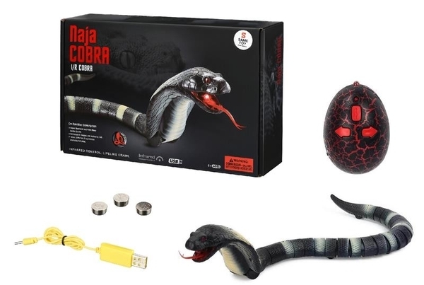 Робот Same Toy Настоящая Кобра на радиоуправлении, серый (9918UT) - Pampik