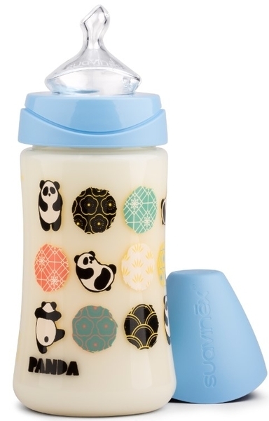 Пляшка для годування Suavinex Історії панди, 270 мл, блакитний (303976) - Pampik - 2