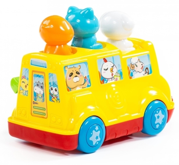 Развивающая игрушка Polesie Школьный автобус (77080) - Pampik - 2