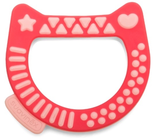 

Прорезыватель Suavinex Котик, розовый (400699/1