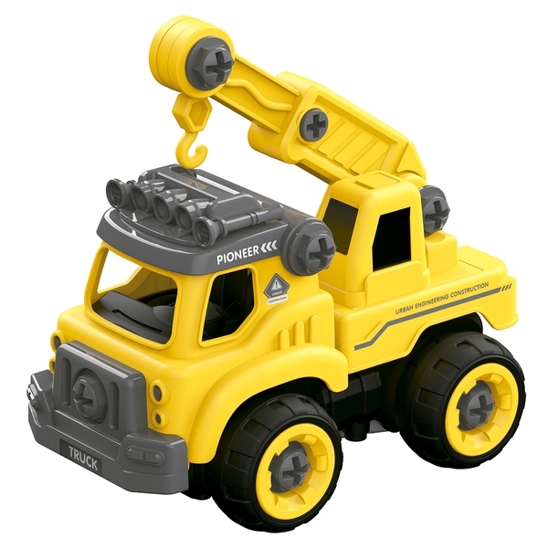 Конструктор DIY Spatial Creativity Автокран, на радіоуправлінні, 31 деталь (LM8014-YZ-1) - Pampik