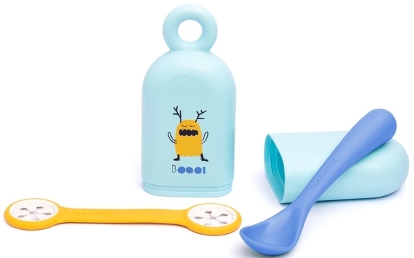 Набір для годування Suavinex Історії маленьких монстрів, синій (303610) - Pampik - 2