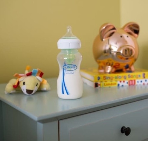 Антиколікова пляшечка Dr. Brown's Options +, з широкою шийкою, 270 мл (WB91600-ESX) - Pampik - 3