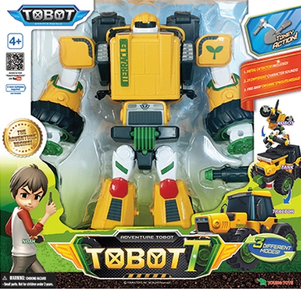 

Робот-трансформер Tobot S4 T, 24 см (301047, Желтый