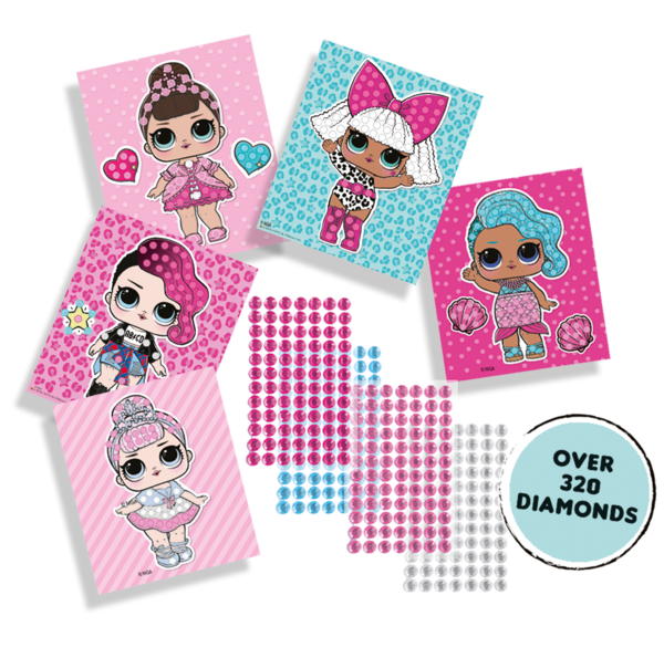 Набір для творчості Ses Creative L.O.L. Surprise Блискуча мозаїка (14195S) - Pampik - 3