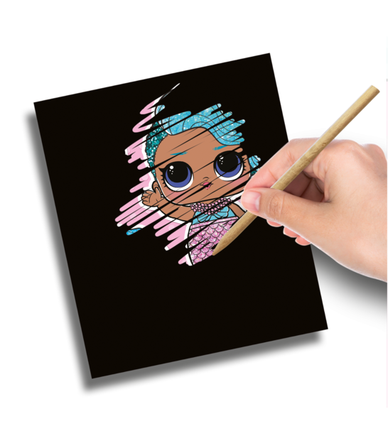 Набор для творчества Ses Creative L.O.L. Surprise Скретч сюрприз (14194S) - Pampik - 2