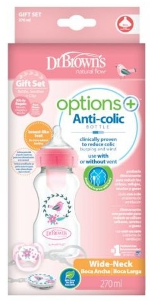 Набір для годування Dr. Brown`s Option +, рожевий (WB91611-INTLX) - Pampik - 2