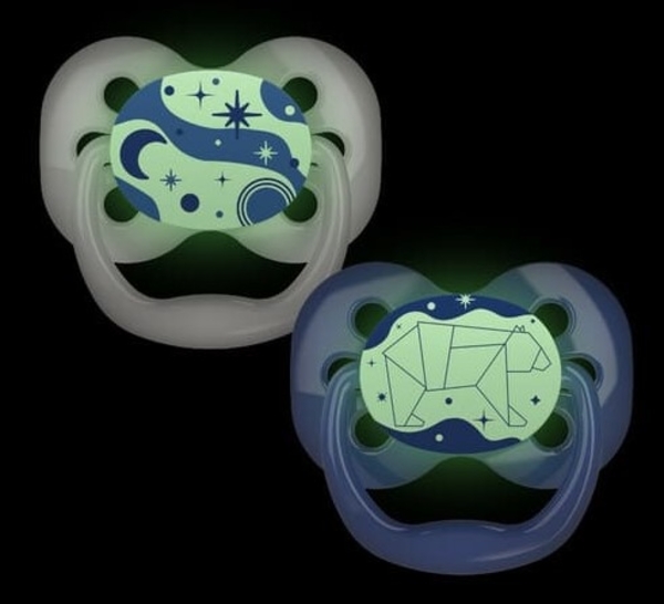 Пустушка Dr. Brown's Advantage, з підсвічуванням, 0-6 міс., блакитний, 2 шт. (PA12004-INTLX) - Pampik - 2