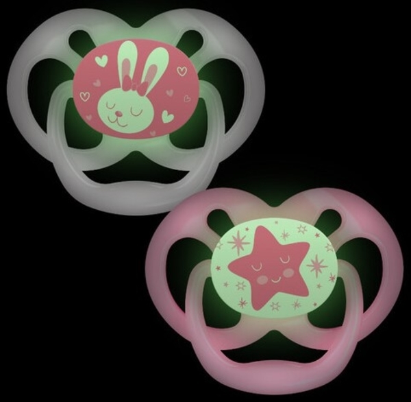 Пустушка Dr. Brown's Advantage, з підсвічуванням, 6-12 міс., рожевий, 2 шт. (PA22003-INTLX) - Pampik - 4