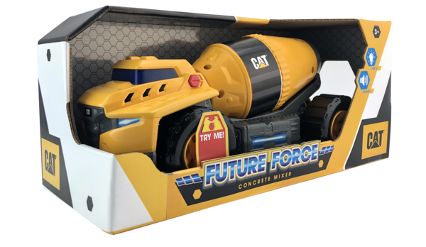 Цементовоз Funrise CAT Future Force, зі світловими і звуковими ефектами, 28 см (82412) - Pampik - 7