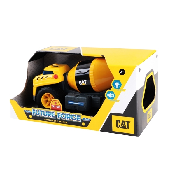Цементовоз Funrise CAT Future Force, зі світловими і звуковими ефектами, 28 см (82412) - Pampik - 10